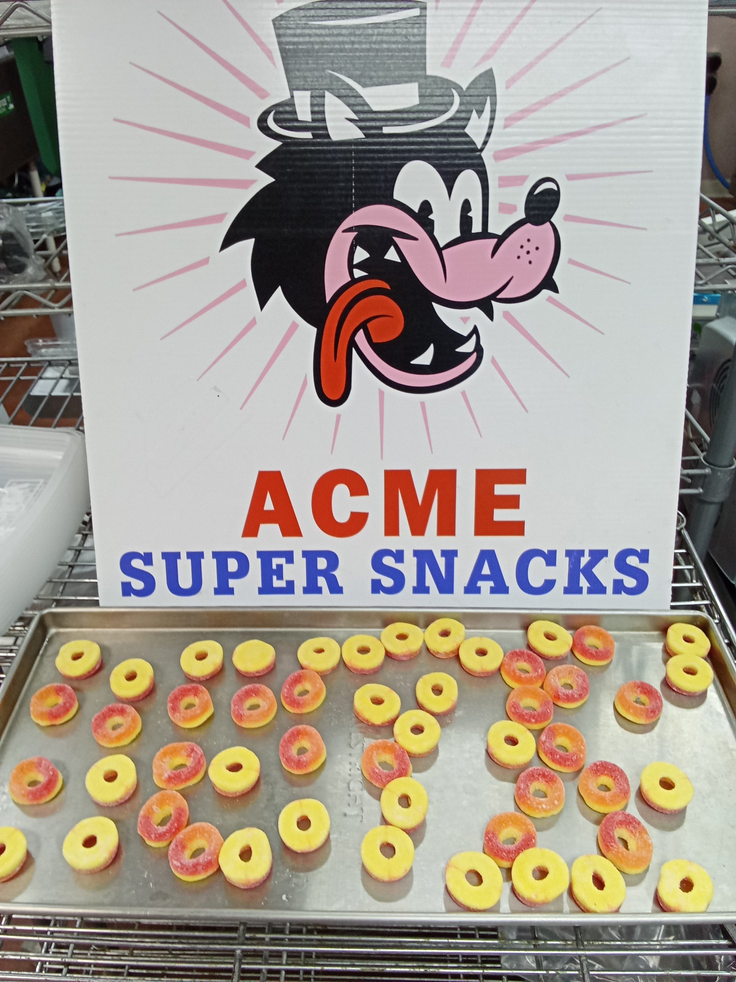 Freeze Dried Peach Gummy Rings